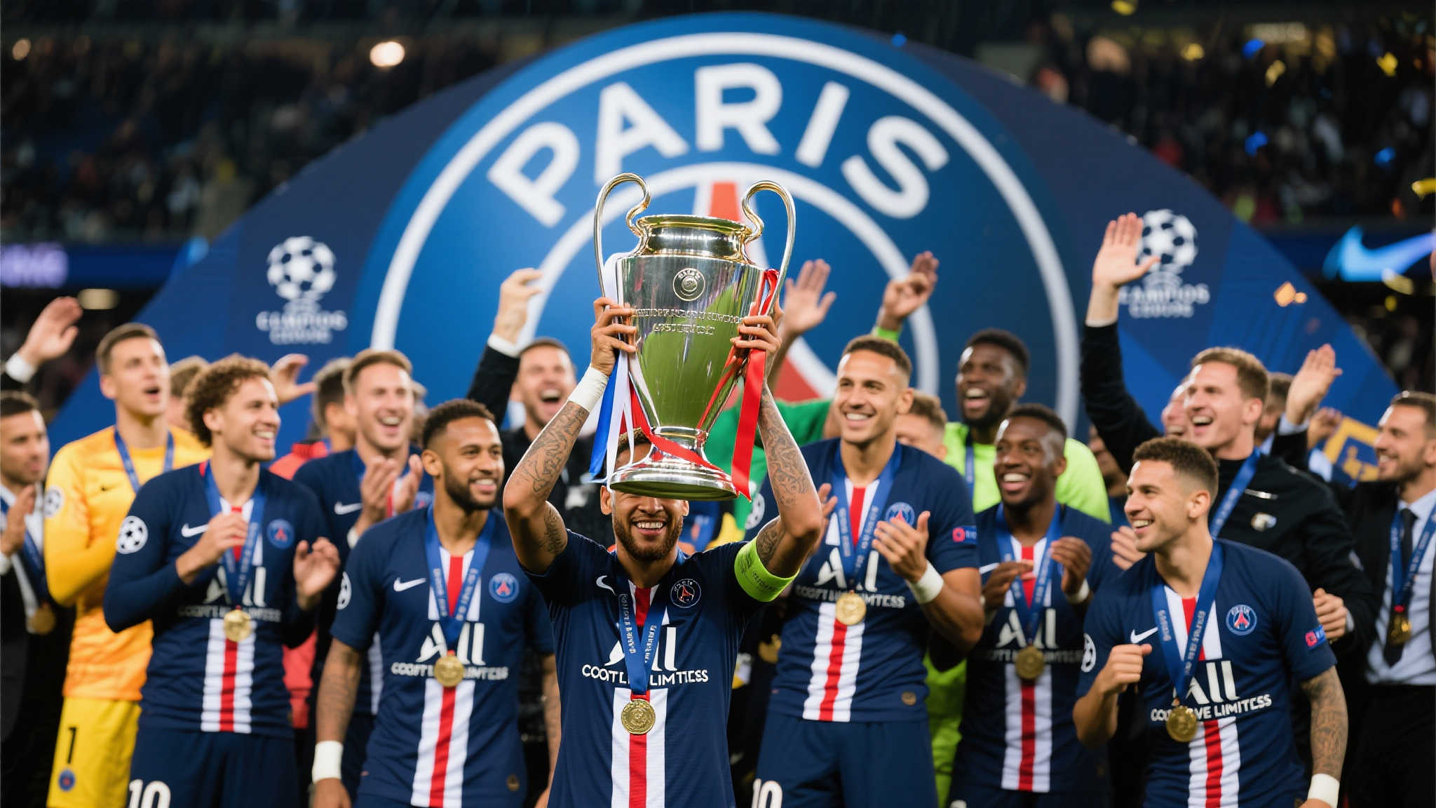 巴黎首次问鼎欧冠，热刺凯恩助多队打破冠军荒